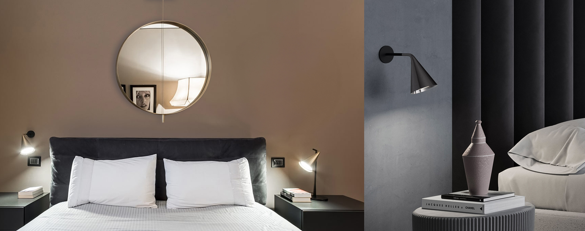 תאורה לצד המיטה