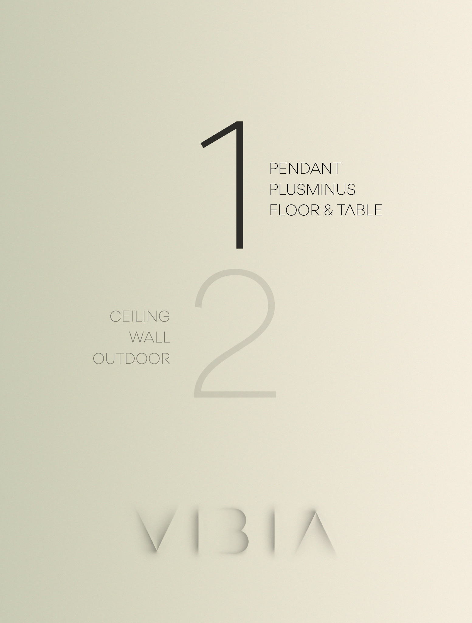 קטלוג מוצרים VIBIA 1 מתוך 3